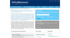 Desktop Screenshot of policymeasures.com